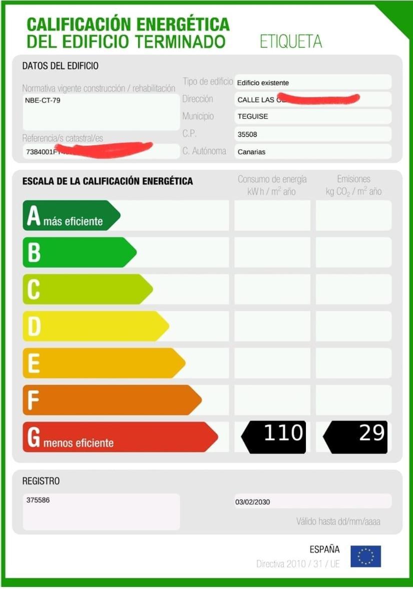 קוסטה טגוויסה Vivienda Vacacional Malu מראה חיצוני תמונה